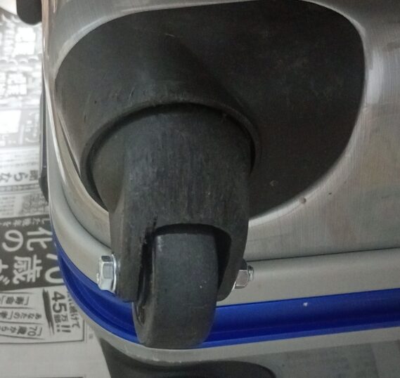 タイヤを付けた後